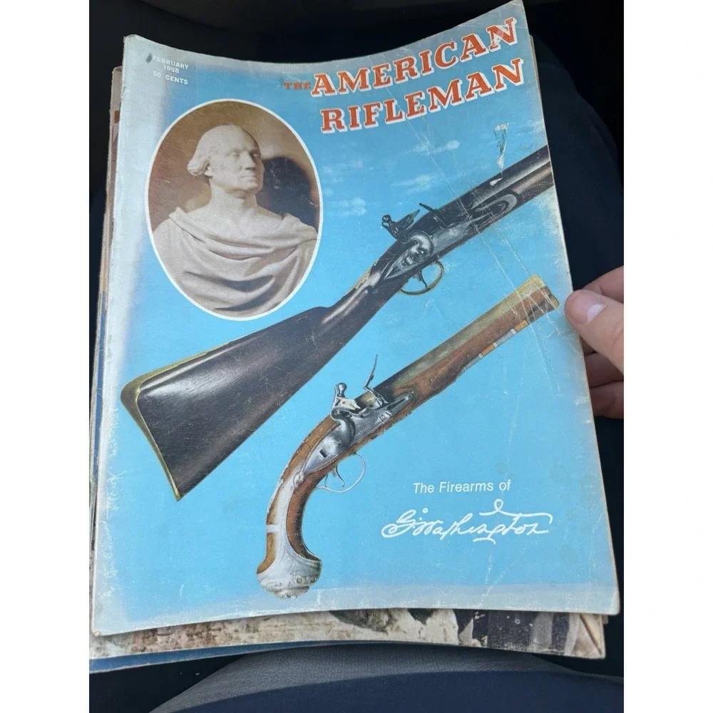 Vintage The American Rifleman Magazine, February, March, October 1968 (lot of 3)